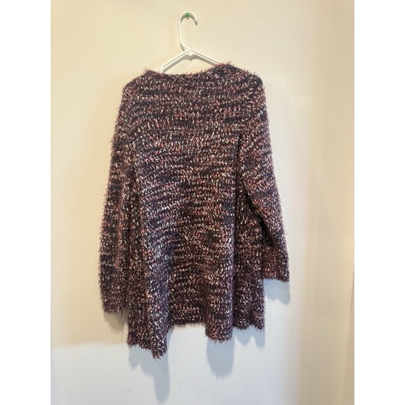 Lane Bryant Open Front Long Length Cardigan Womens Size 14/16 Cozy Fuzzy - Picture 3 of 3